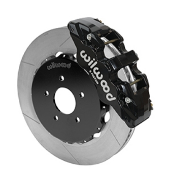 Picture of Wilwood 09-13 Nissan 370Z-G37 Aero6 Big Brake Front Brake Kit - Slotted Black