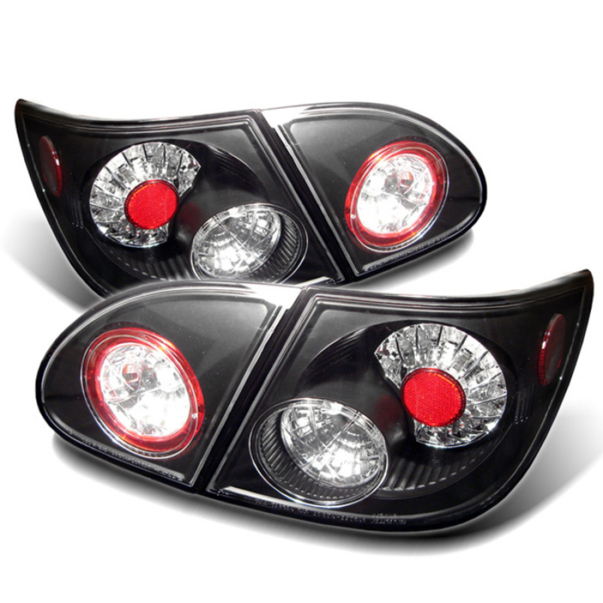 Picture of Spyder Toyota Corolla 03-08 LED Tail Lights Black ALT-YD-TC03-LED-BK