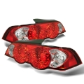 Picture of Spyder Acura RSX 02-04 LED Tail Lights Red Clear ALT-YD-ARSX02-LED-RC