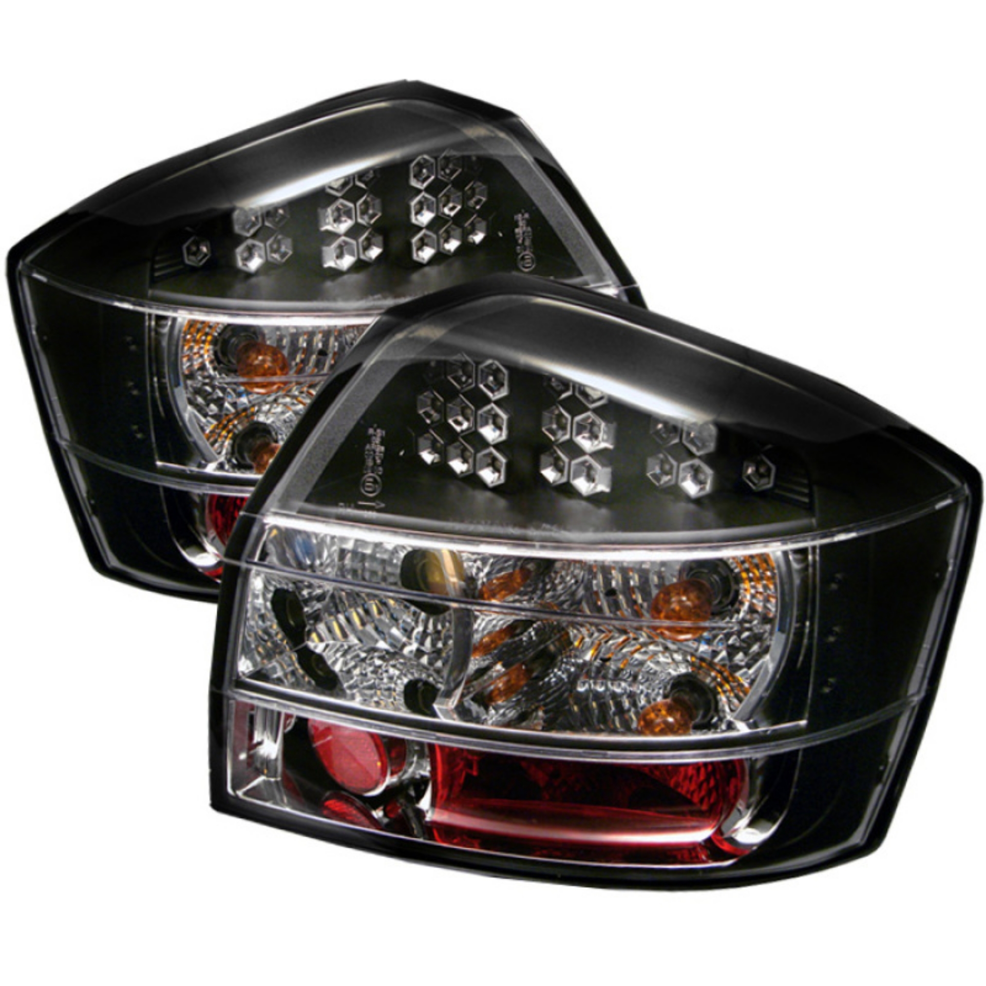 Picture of Spyder Audi A4 02-05 LED Tail Lights Black ALT-YD-AA402-LED-BK