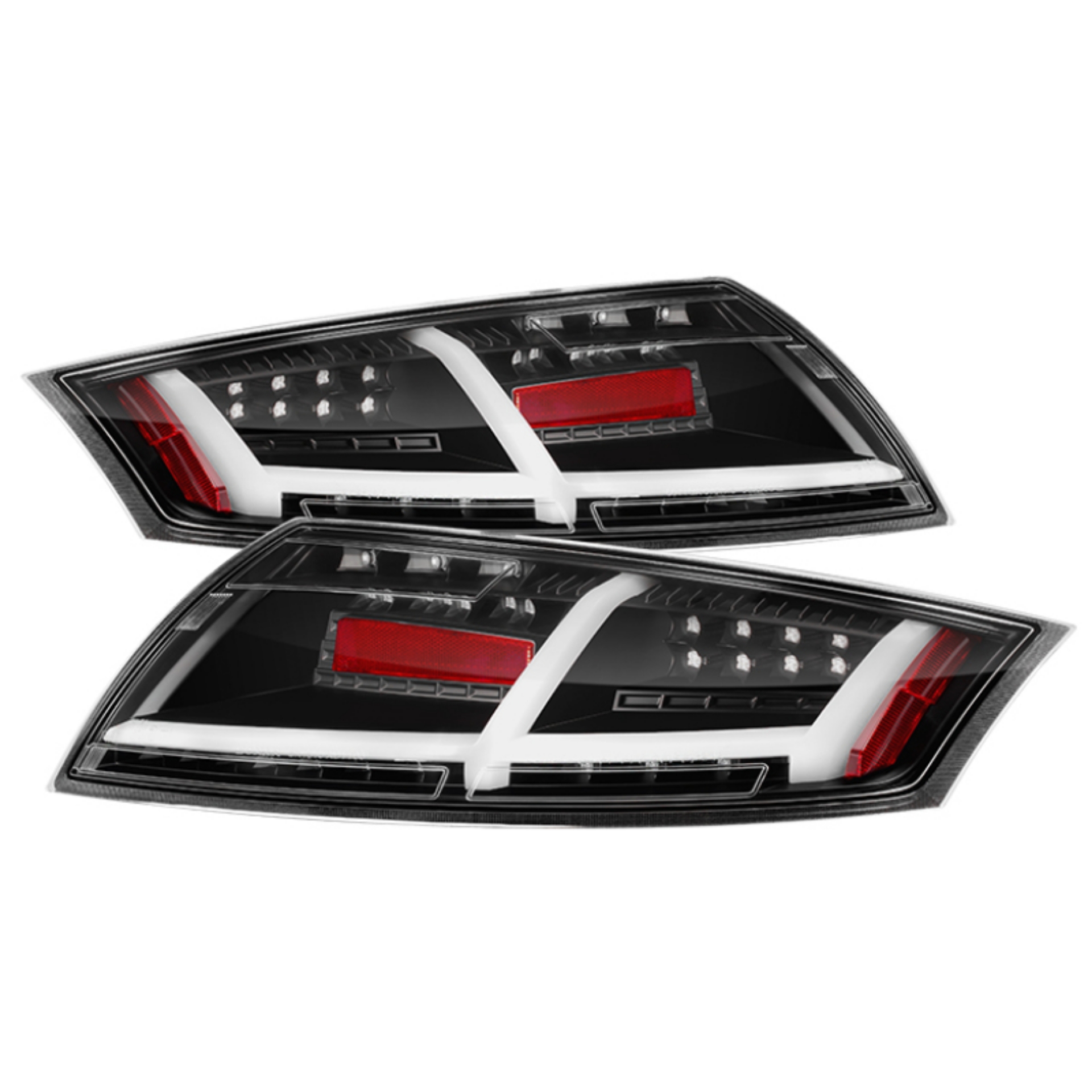 Picture of Spyder Audi TT 07-12 LED Tail Lights Black ALT-YD-ATT07-LED-BK