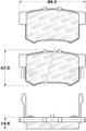 Picture of StopTech Sport Performance 97-02 Honda Accord Rear Brake Pads