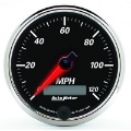 Picture of Autometer Designer Black II 3 3-8in 120 MPH In-Dash Speedo w- LCD ODO