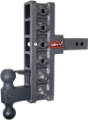 Picture of Gen-Y Mega Duty 2in Shank 7-5in Offset Drop 10K Hitch w-GH-031 Dual-Ball-GH-032 Pintle Lock