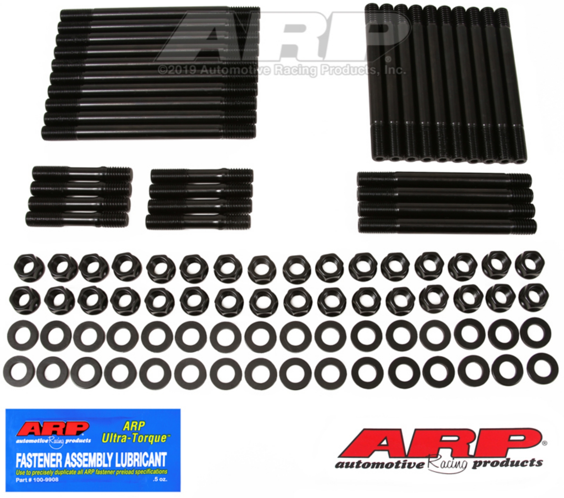 Picture of ARP Chevy Big Block MKIV w- Merlin Heads 8 long Exhaust Stud Undercut Hex Head Stud Kit