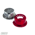 Picture of Turbo XS 15-16 Subaru WRX Billet Aluminum Vacuum Pump Cover - Red