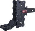 Picture of Gen-Y Phantom-X 2in Hollow Shank 4-5in Offset Drop 700lb TW 7K Hitch w-GH-13051X Plat Ball Mount