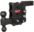Picture of Gen-Y Phantom Flip 2in Shank 6in Drop 1-2K TW 12K Hitch w-GH-044 Dual-Ball Mount