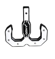 Picture of Gen-Y Hulk 2-0 16K Tow Hook 2in Shank - Black-White