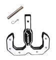 Picture of Gen-Y Hulk 2-0 16K Tow Hook 2in Shank w-GH-099 Pin-GH-011 Clip - Black-White