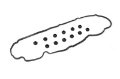 Picture of Omix Valve Cover Gasket Left 3-7L 05-12 Jeep Models