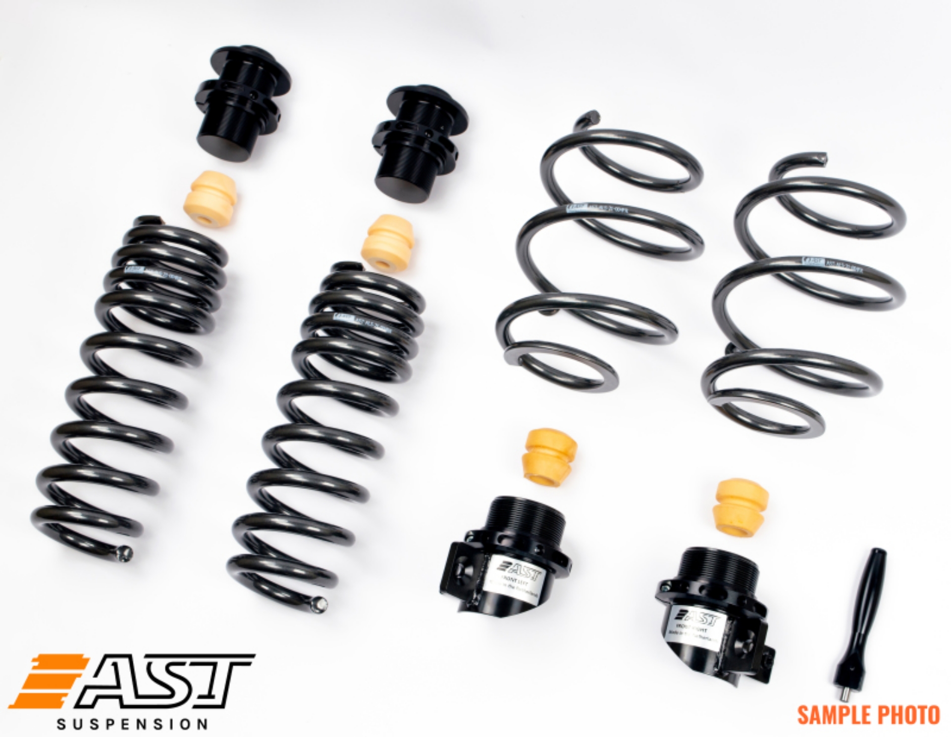 Picture of AST 2019+ Audi A3 - S3 8Y 4wd - VW Golf VIII GTI R - Seat Leon KL1-KL8 Adjustable Lowering Springs