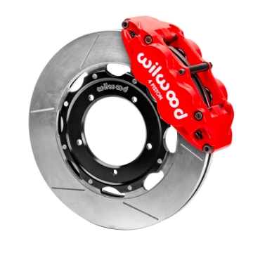 Picture of Wilwood 69-74 Porsche 911 Front Superlite Brake Kit 3in MT Slotted Face - Red