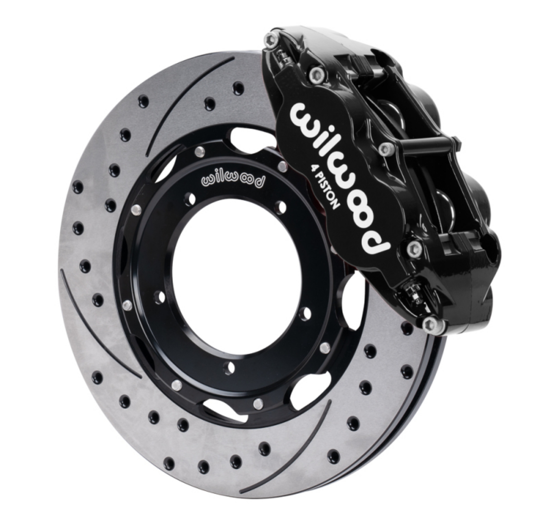 Picture of Wilwood 69-89 Porsche 911 Front Superlite Brake Kit 3-5in MT Drilled & Slotted Face - Black