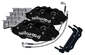 Picture of Wilwood 69-83 Porsche 911 Front Superlite Caliper Kit 3-5in MT - Black