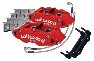 Picture of Wilwood 69-83 Porsche 911 Front Superlite Caliper Kit 3-5in MT - Red
