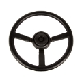 Picture of Omix Steering Wheel Sport Leather Black- Jeep XJ-YJ