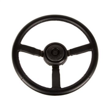 Picture of Omix Steering Wheel Sport Leather Black- Jeep XJ-YJ