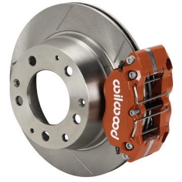Picture of Wilwood 69-83 Porsche 911 Rear Dynapro Brake Kit 3in MT Slotted - Red