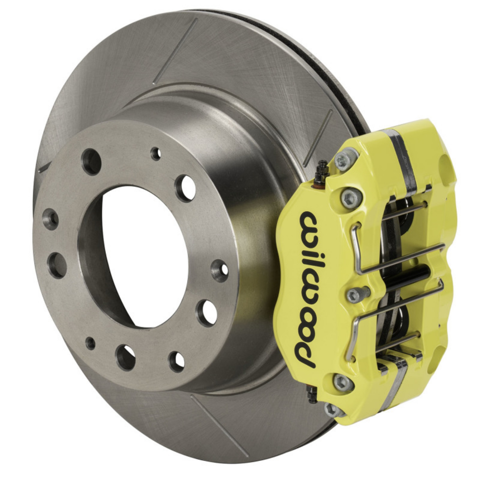 Picture of Wilwood 69-83 Porsche 911 Rear Dynapro Brake Kit 3in MT Slotted - Yellow
