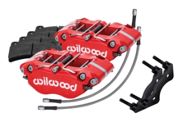 Picture of Wilwood 69-83 Porsche 911 Rear Dynapro Caliper Kit 3in MT - Red