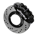 Picture of Wilwood 69-83 Porsche 911 Front Superlite Brake Kit 3-5in MT Drilled & Slotted - Black