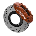 Picture of Wilwood 69-83 Porsche 911 Front Superlite Brake Kit 3-5in MT Drilled & Slotted - Red