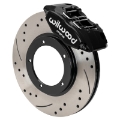 Picture of Wilwood 69-74 Porsche 911 Front Powerlite Brake Kit 3in MT Drilled & Slotted - Black
