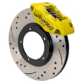 Picture of Wilwood 69-74 Porsche 911 Front Powerlite Brake Kit 3in MT Drilled & Slotted - Yellow