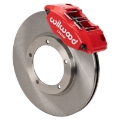 Picture of Wilwood 69-74 Porsche 911 Front Powerlite Brake Kit 3in MT Plain Face - Red