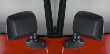 Picture of Omix Door Mirror Kit Black- 87-95 Jeep Wrangler YJ