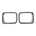 Picture of Omix Headlight Bezel Chrome 87-95 Jeep Wrangler YJ