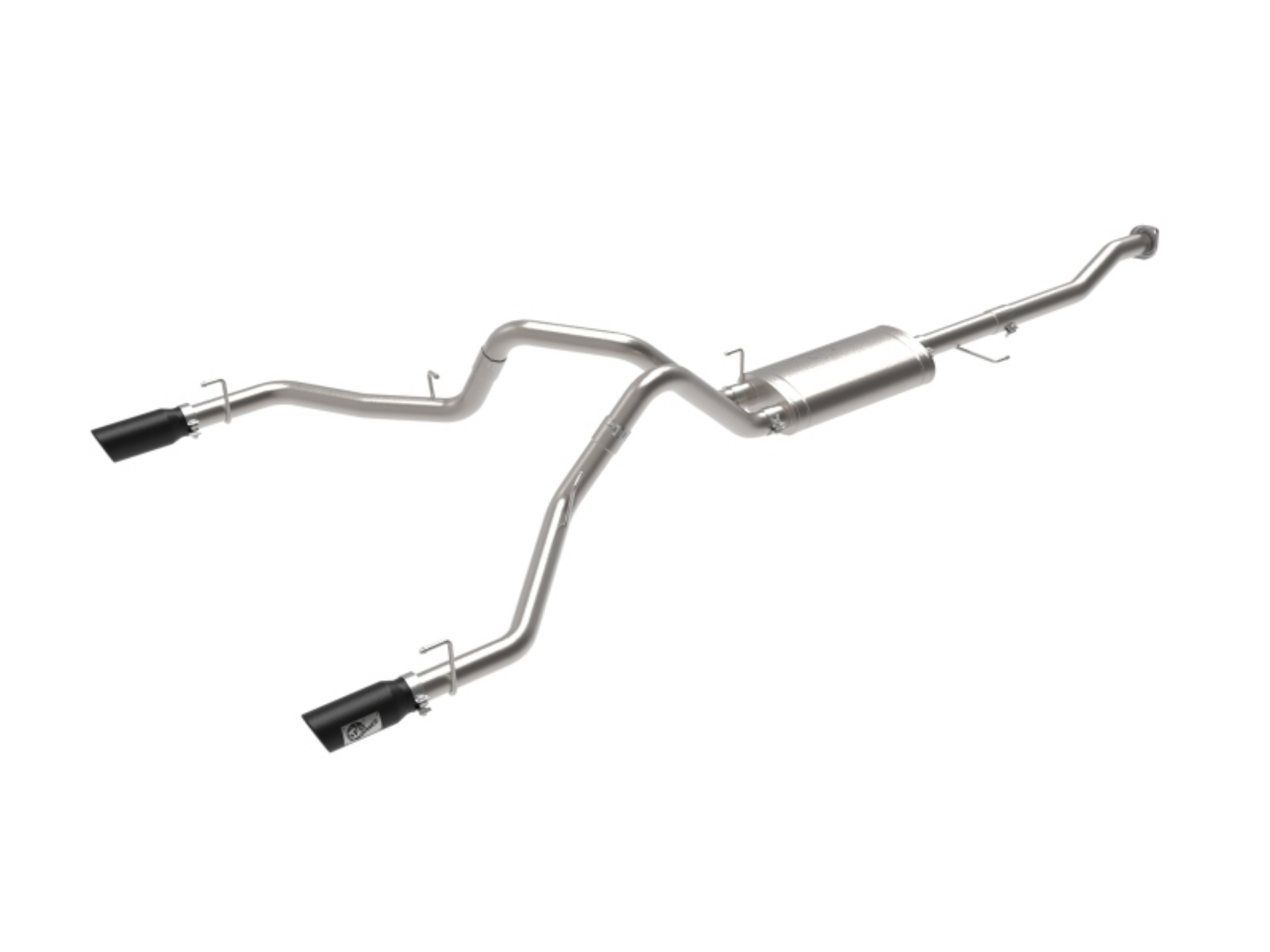 Picture of aFe Vulcan Series 3in 304SS Cat-Back w- Black Tips 15-20 Ford F-150 V6 2-7L-35Ltt - V8 5-0L