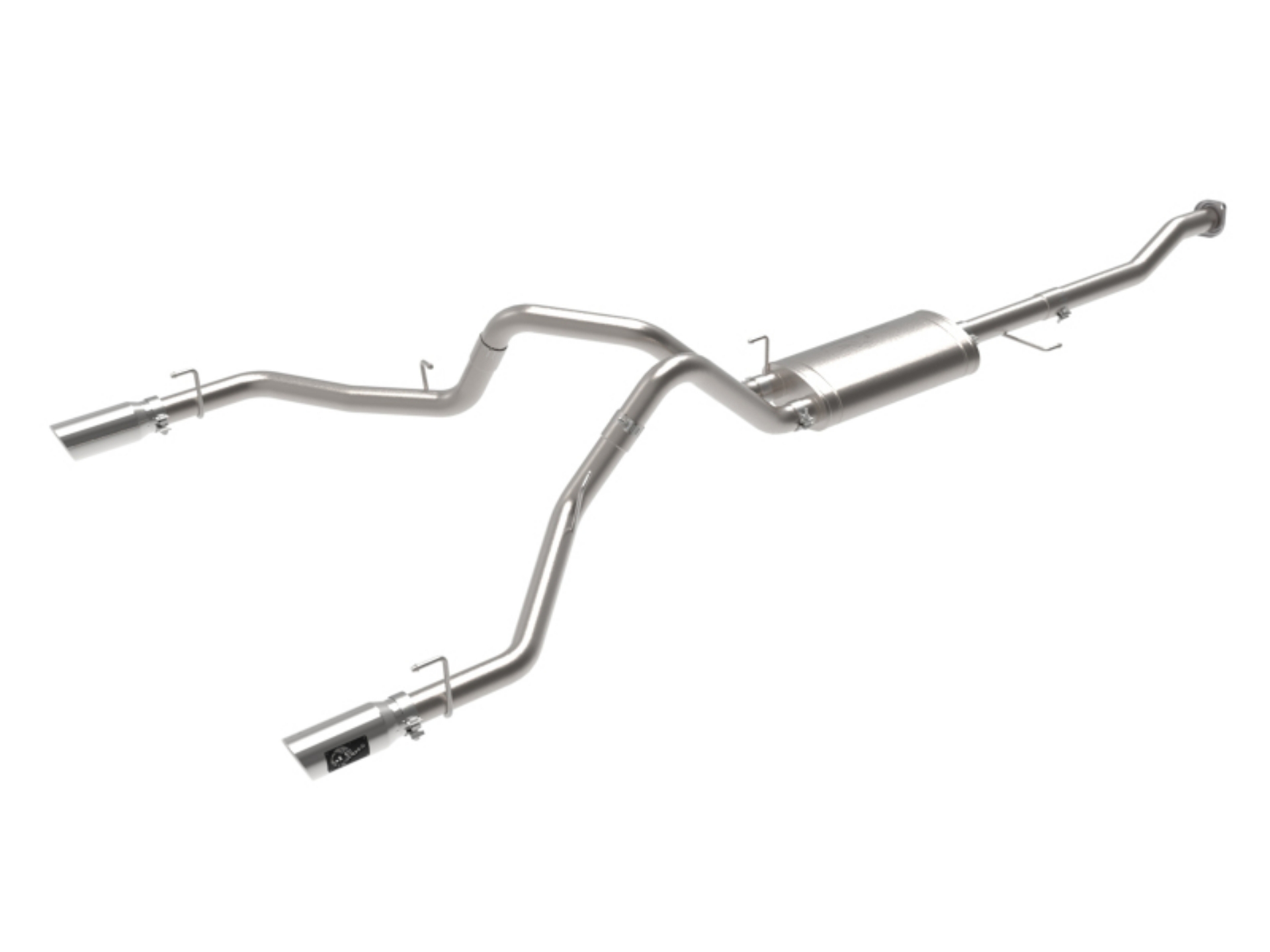Picture of aFe Vulcan Series 3in 304SS Cat-Back w- Polished Tips 15-20 Ford F-150 V6 2-7L-35Ltt - V8 5-0L