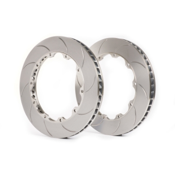 Picture of GiroDisc 2013+ Audi S3 8V Zinc Plated Slotted Front Rings