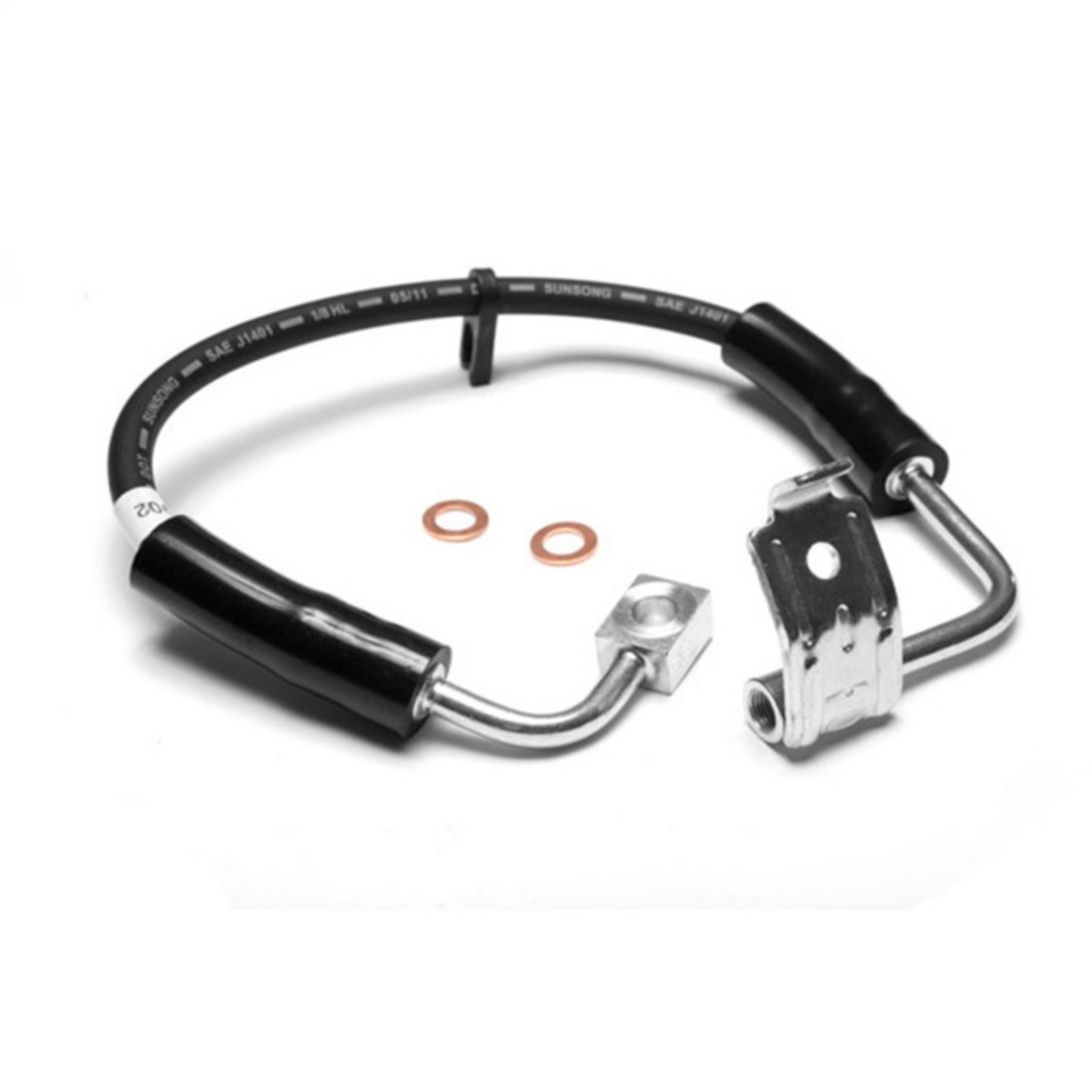 Picture of Omix Front Brake Hose Left 07-18 Jeep Wrangler JK
