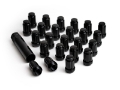 Picture of ICON Alloys Lug Nut Kit Black - 1-2in - 24 Lug Nuts w- Key
