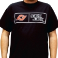 Picture of RockJock T-Shirt w- Rectangle Logo Black Medium Print on the Front