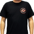 Picture of RockJock T-Shirt w- Patch Logo on Front and Large Logo on Back Black Medium