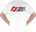 Picture of RockJock T-Shirt w- Logos Front and Back White Small
