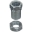 Picture of RockJock Threaded Bung With Jam Nut 1in-14 LH Thread Set