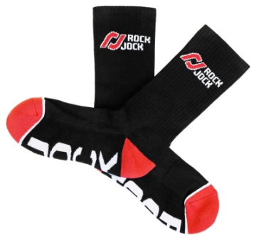Picture of RockJock Socks Black w- Red and White Logo