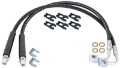 Picture of RockJock JT Gladiator Brake Hose Kit Rear w- Hoses Frame Clips Copper Washers ABS Wire Clips Pair