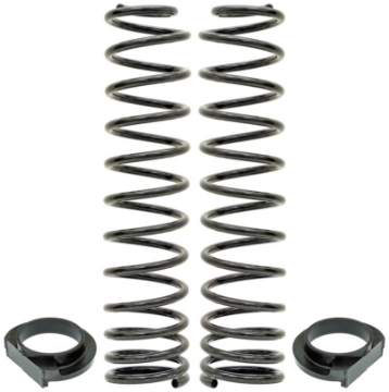 Picture of RockJock JL Front Coil Springs 4in Lift w- Urethane Isolators Pair