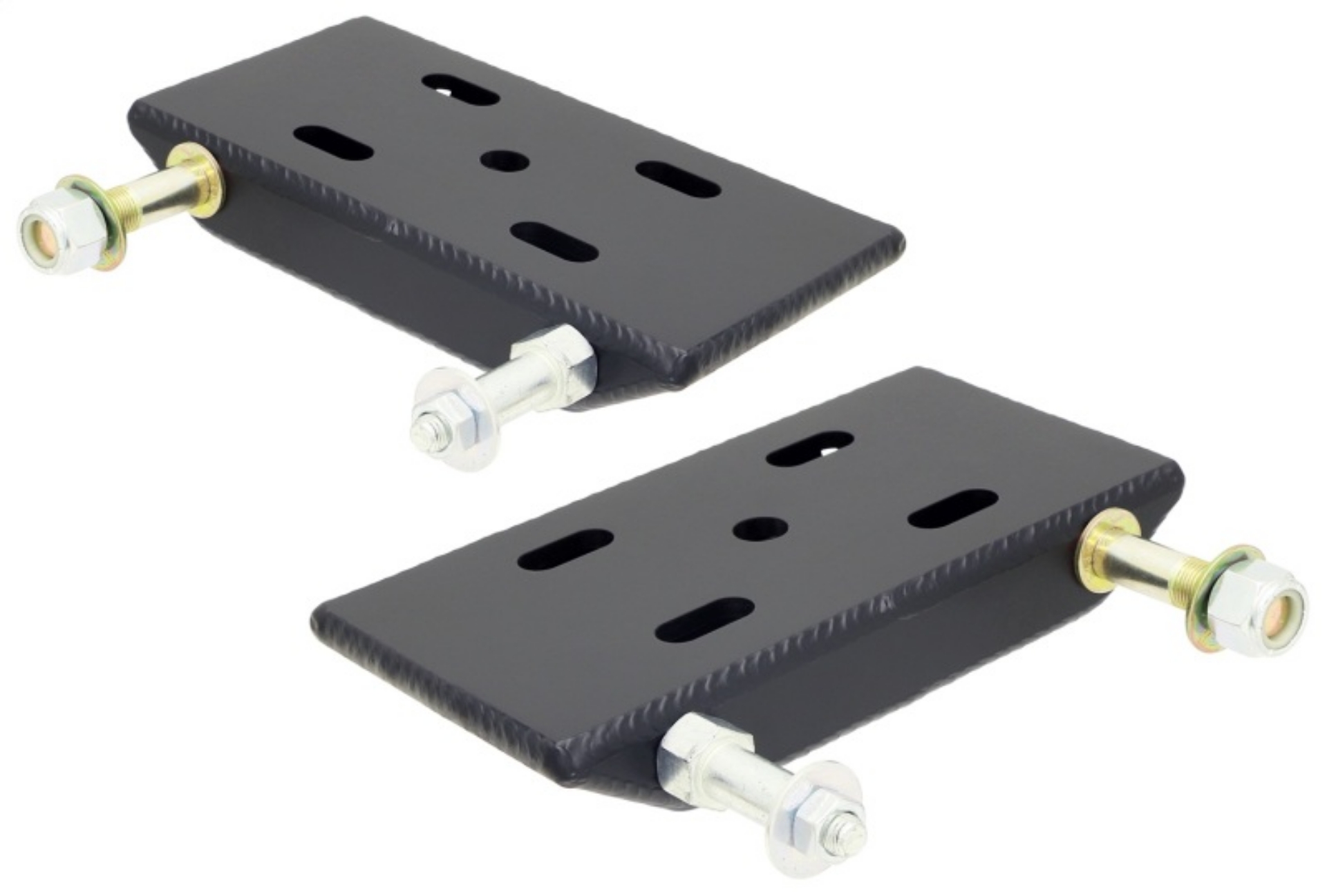 Picture of RockJock Jeep CJ Front Leaf Spring Plates For 2in Springs w- Shock and Sway Bar Mounts Pair