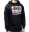 Picture of RockJock Hoodie Sweatshirt w- Distressed Logo Black Large Print on Front