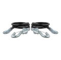 Picture of RockJock Curt Towing Safety Cable Kit 44 1-2in Long w- 2 Snap Hooks 5000lbs 2-Pack