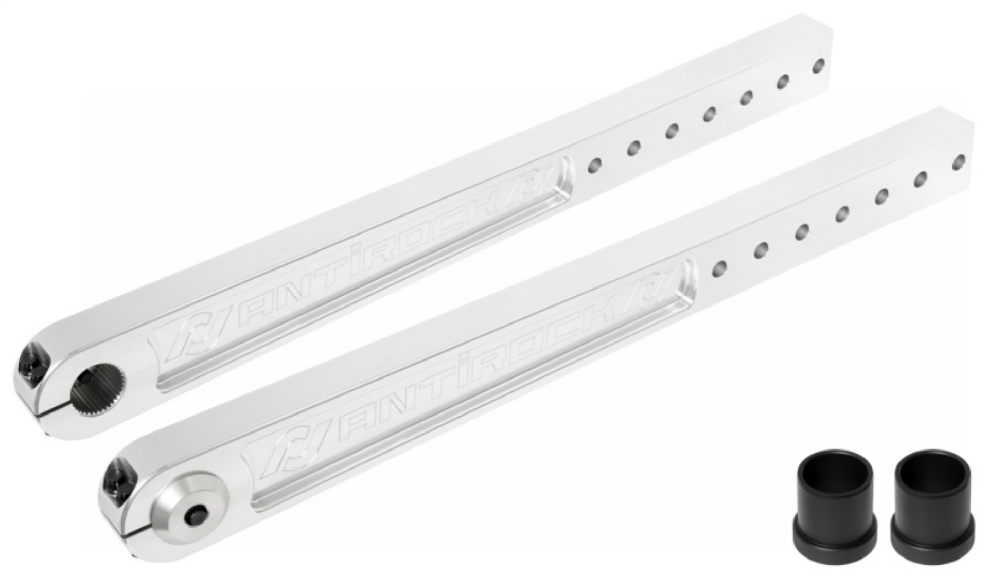 Picture of RockJock Antirock Aluminum PreRunner Arms 21in-27in Long C-C 35 Spline w- Hardware