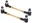 Picture of RockJock Adjustable Sway Bar End Link Kit 8 1-2in Long Rods w- Sealed Rod Ends and Jam Nuts pair