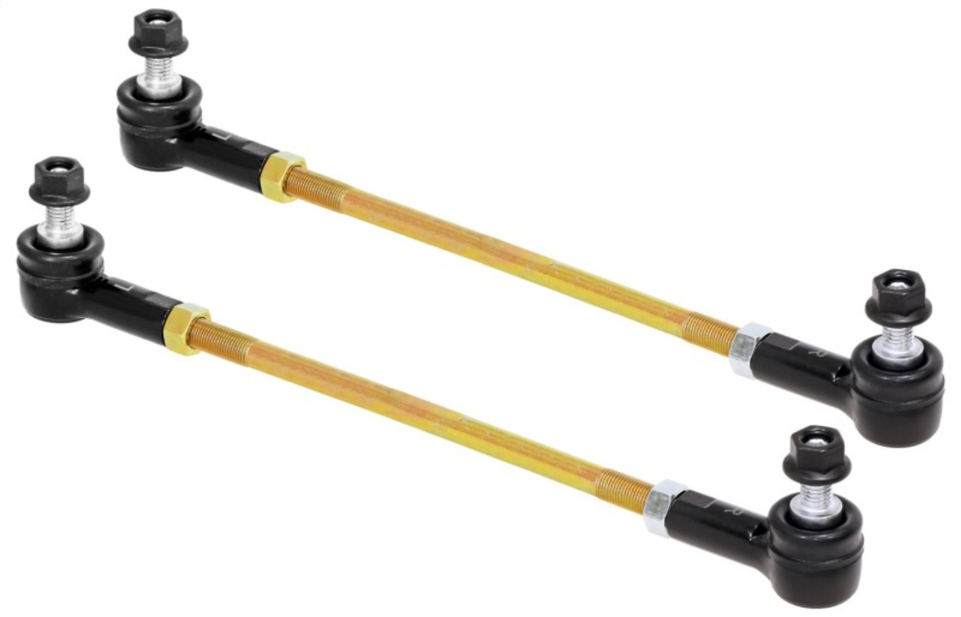 Picture of RockJock Adjustable Sway Bar End Link Kit 12 1-2in Long Rods w- Sealed Rod Ends and Jam Nuts pair